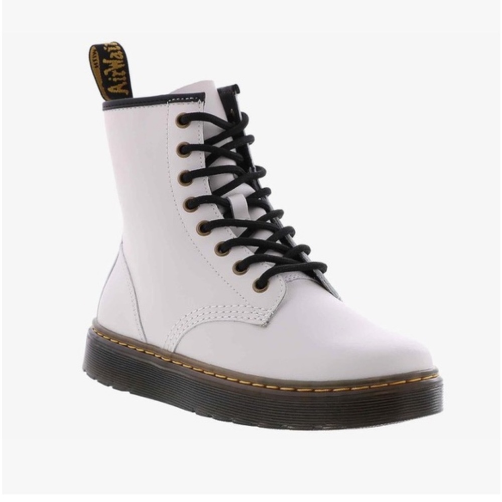 Dr. Martens Women's White Zavala Boots